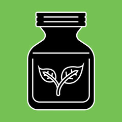 Herbal Medicine icon desigbn