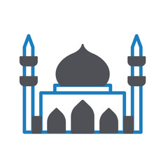 Mosque Vector icon which can easily modify or edit