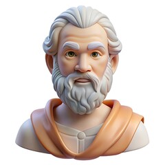 Socrates Marble Statue Featuring Classic Design With Intricate Detailing and Lifelike Expression