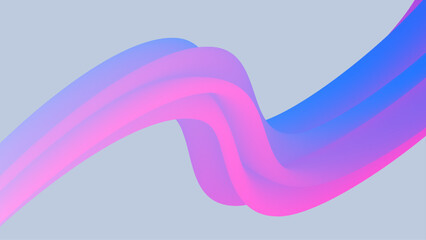 3d Gradient Shape. Beautiful Abstract Liquid Fluid Background. Color Design For Creative Bg. Swirl Layout With A Vibrant Blend Of Rainbow Elements. Blue And Purple 3d Gradient Shape.