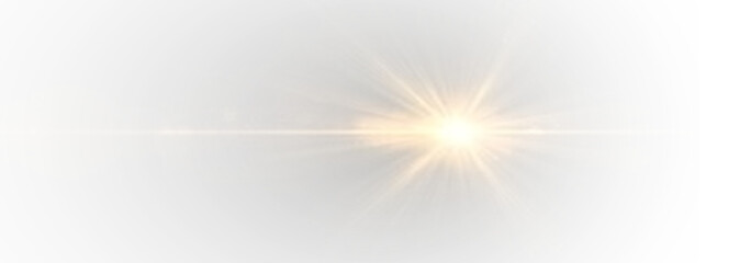 Sparkling star, vector glowing star light effect. Glitter magic star sparks on transparent background.  © Inna(Taras)