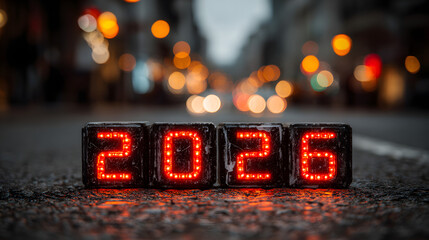 New year 2026 loading concept for business planning and future growth.