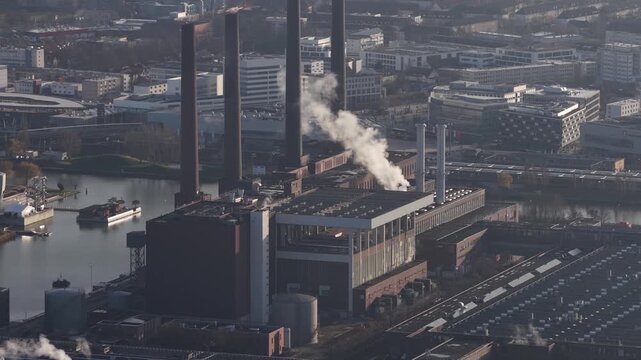 Large Automotive Manufacturing and Power Plant Facility in Hannover Germany