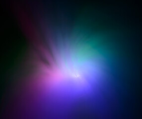 Abstract colorful light with bright vivid colors.