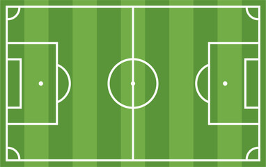 Football Field Illustration Vector