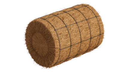 Coir Totem Pole for Plant Support - Isolated