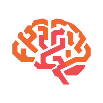 Abstract Brain Logo Design
