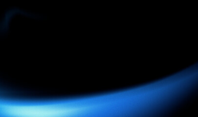 Grainy minimal blue blur gradient bottom glow on black background