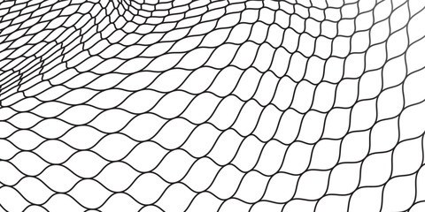 Mesh texture for fishing nets. Seamless pattern for sportswear or soccer goal, volleyball net, basketball hoop, hockey, athletics. Abstract net background for sports