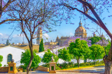 Cityscape of Jerez de la Frontera, Spain