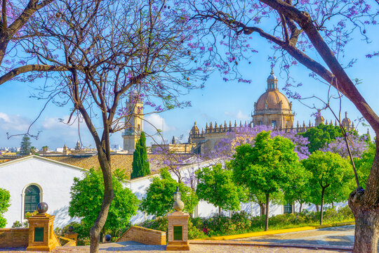 Cityscape of Jerez de la Frontera, Spain