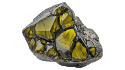 Peridot Gemstone Isolated