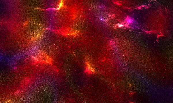 Sfondo cosmico astratto e vibrante con texture luminose ed energia nebulosa dinamica, ideale per progetti creativi, design digitale e contenuti visivi moderni.