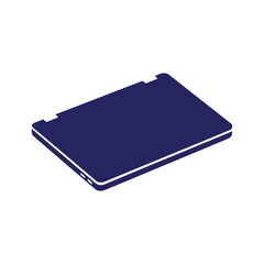 Dark blue closed notebook or journal