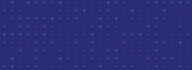 Abstract dark blue background design featuring a winter pattern of white snowflakes and stars with light dots for a festive Christmas holiday celebration backdrop