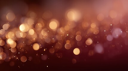 Obraz premium christmas themed abstract background with warm bokeh lights, corporate presentation use