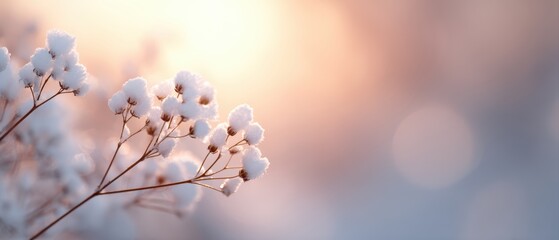 new beginnings business concept with soft winter sunrise light