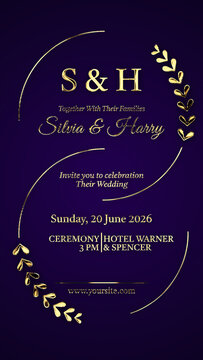 Wedding Invitation Animation 05
