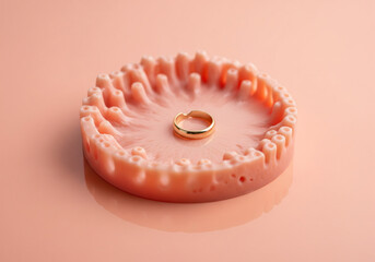 Coral Inspired Jewelry Dish for Rings and Small Accessories