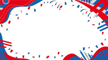 Geometric retro colours background