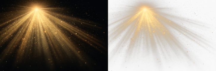 Digital Star png Burst with Light and Glow Effects