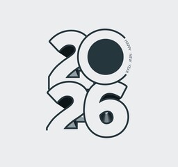 A contemporary, minimalist logo design featuring the number 