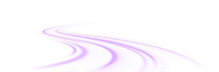 Abstract neon rays of light on a transparent background in PNG format Neon ellipse in the form of speed. Illustration of light ray, stripe line with blue light, speed motion background