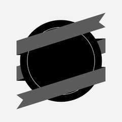 Badge Design featuring a sophisticated Ribbon to symbolize accomplishment