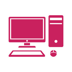 Desktop computer icon