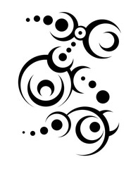 black and white abstract background