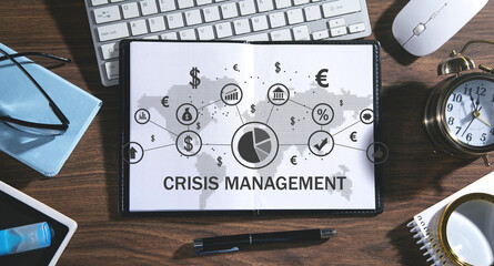 Concept of Crisis Management. Business. Finance