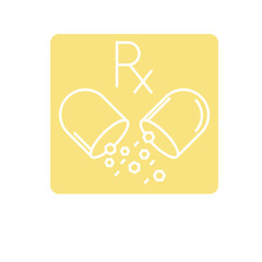 Prescription Rx icon desigbn