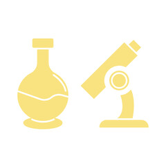 Lab Flask icon desigbn