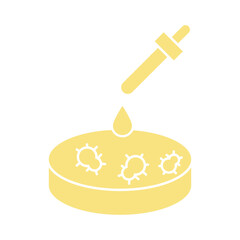 Petri Dish icon desigbn