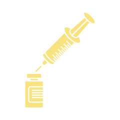 Vaccine Vial icon desigbn