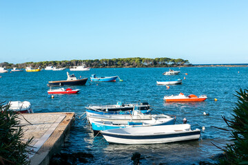fisherman Porto Cesareo Salento seaport in Puglia tourist center