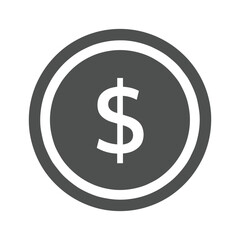 Dollar Coin Icon