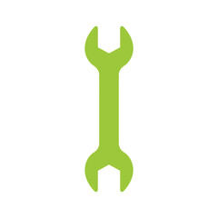 Green double-ended wrench icon