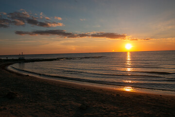 Fototapeta premium Porto Cesareo Salento seaport in Puglia tourist center