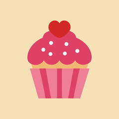 cupcake with cherry