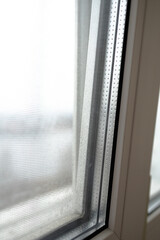 close up of a window