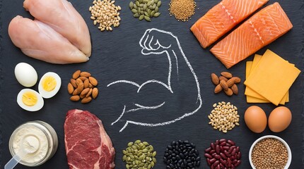 High protein foods for muscle growth and nutrition