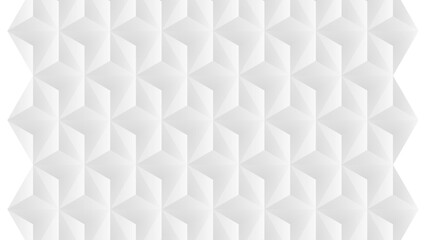 White 3D geometric pattern with repeating star-like shapes creating a modern textured background.