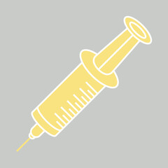 Syringe icon desigbn