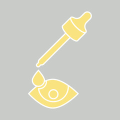Eye Drops icon desigbn