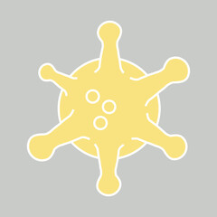 Virus icon desigbn