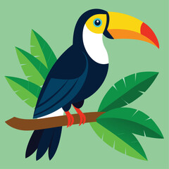 Fototapeta premium toucan on a branch