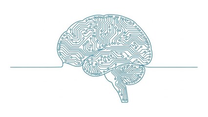 Complex neurological network showcasing artificial intelligence integration and digital innovation