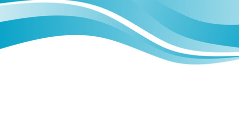 Blue and white business wave banner background. Suit for banner, web, brochure, pamflet and presentation