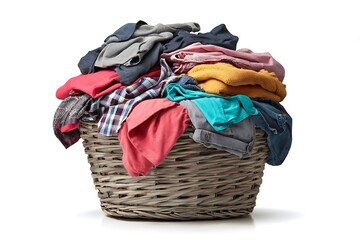 laundry basket overflowing